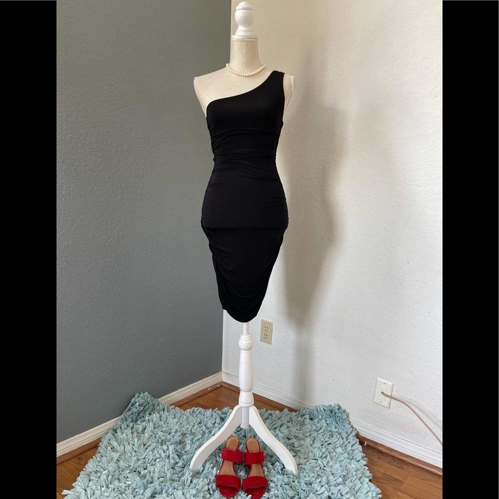 H&M one shoulder dress